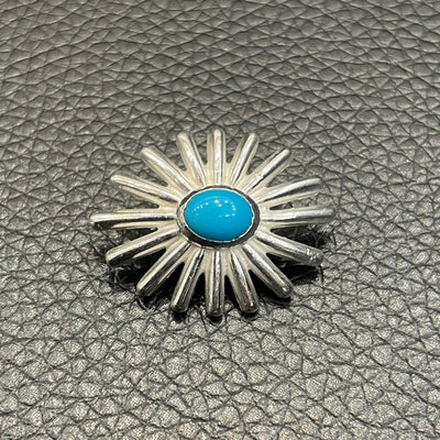 goros DELTAone International Sea Urchin Concho with Turquoise S Horizontal 60687a 1