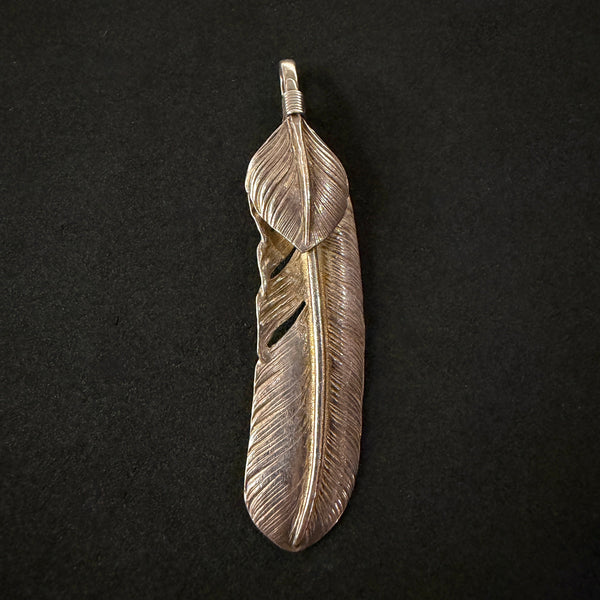 goro's | Silver Top Feather (Right) (XL) / Old Design / Rare / Handmade by Goro Takahashi