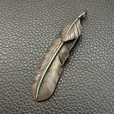 goros Silver Top Feather Left XL 58871a 1