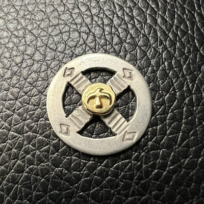 goros DELTAone International Silver Wheel with K18 Gold 70090a 1