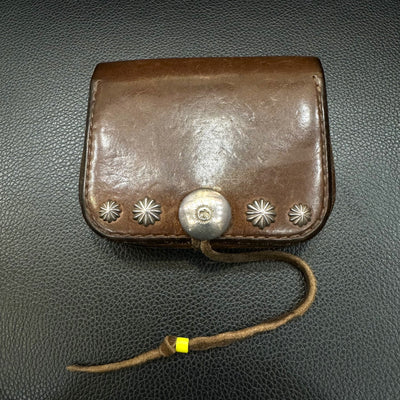 goros Leather Cornered Coin Case Dark Brown 49595a 1