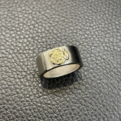 goros Flattened Rose Ring Size 11 59659a 1