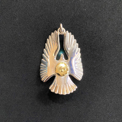 goros DELTAone International Eagle Pendant with K18 Gold 65419a 1