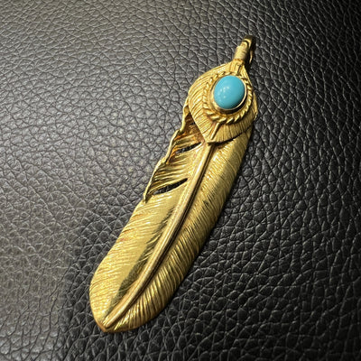 goros DELTAone International Gold Top All Gold Gold Rope Turquoise Feather Right XL S00474 1