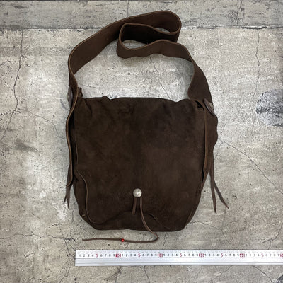 goros Deer Skin Bag S Dark Brown 60105a 1