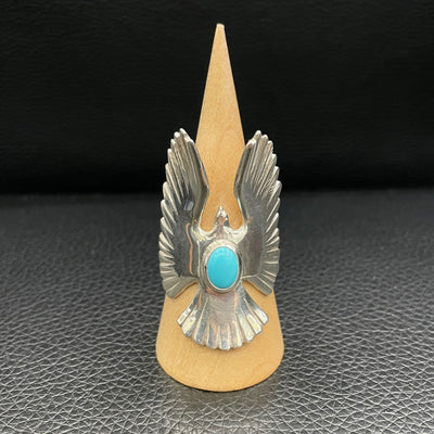 goros Turquoise Eagle Ring Size 19 26553 51092a 1