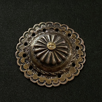 goros Flower Concho Pendant with K18 Gold 27382 52048e 1