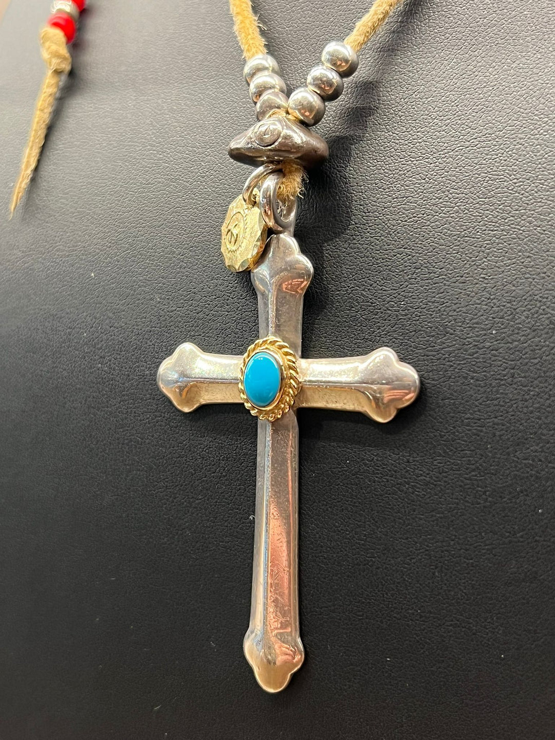 goro's Setup | Cross with Gold Rope Turquoise Setup | goro's